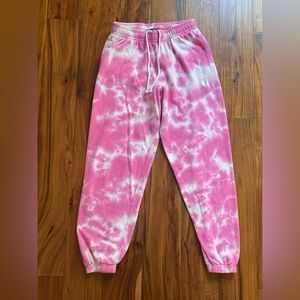 PLAYBOY Pink Tie Dye Sweatpants